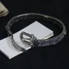 Mode argent Bracelet lettre Bracelet ceinture presse boucle motif émail haute qualité plaqué Vintage Bracelets Supply9277235