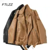 ladies brown leather coats