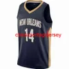 New 2021 Brandon Ingram Swingman Jersey Stitched Men Women Youth Basketball Jerseys Size XS-6XL