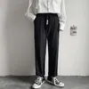 Pantaloni da uomo Estate Semplice Harajuku Marchio di moda Allentato Autunno Gamba larga Tendenza casual Gamba dritta