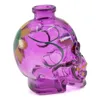 Hot selling multicolor color skull glass bottle pipe with accessories pipe sk5000