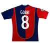 23 24 Cagliari Calcio Retro Jerseys de futebol Natal Zola Gobbi 2003 04 05 João Pedro Godin Nandez Centenário Homens Crianças Kit Meias Conjuntos Completos Camisas de Futebol Homens Tamanho S-XXL