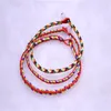 Thick Brazilian Nepal Rainbow Lesbian LGBT Pride Gay Pride Woven Braided Rope String Strand Friendship Bracelet Kids GIFT 503 Y2