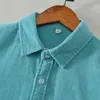 Corduroy Long Sleeve Shirt for Men Summer Chest Pocket Design Vintage Warm Smart Casual Tops Male Button Down Clothing 210601