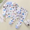 Children039s Underwear Set Pure Cotton New Style Boy Girl Autumn and Winter Pyjamas Baby Autumn Clothes Autumn Pants Home Cloth3693946