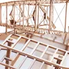 Vliegtuigmodel houten vliegtuig speelgoedset bouwcollectie Wright Brothers Flyer vliegtuig 3D houten montagepuzzel voor kinderen, volwassenen 2116355229