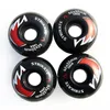 Strikate 4pcs Disureboard Wheels Pu Skumowe części i bezpłatne kółki deskorolki 8PC z łożyskami Czarne 52 mm*30 mm kółka 100A mini-deskorolki o wysokiej gęstości