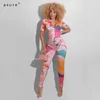 Jumpsuit Women Garment Body Sexy Female Overalls Club Outfits Femme Catsuit Tracksuit Baddie Clothes K20858J 210712