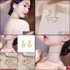 Dangle & Chandelier Earrings Jewelry Brand Geometric Diamond Advanced Sense Korean Temperament Womens Sier Needle 2021 Tr Drop Delivery 6Thi