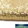 1piece 30x275cm CHANGAGNE CHAMPAGNE SEQUIN RUNNANT POUR LA TABLE DE PARTIE MARIAGES MARIAGES DE DÉCOPORATION HÔTEL DÎNER LA TABLE DES TABLES MODERNE