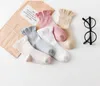 Fall 2021 Barn spetsar Socks Barn Bomull Prinsessan Kort socka i 3-12 år Söt Baby Girls Sport Hosiery S1267