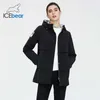 Krótki płaszcz damski spadek kurtka wysokiej jakości odzież marki Parka GWC20726I 211013