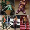Satin Two Piece Set Tracksuit For Women Elegant Rands Top and Pants Set Spring Womens Casual Sweat Suits Outfits Clothing T200706