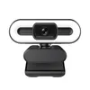 Taida Full HD 1080p 2K 4K Cam Auto Focus Fill Light Camera z mikrofonem transmisji na żywo Broadcast USB PC Kamera internetowa