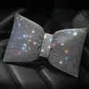 Coussins de siège 1pcs oreillers de manche de voiture à la fois un apparence de bling en diamant en diamant pour le soulagement de la tête en peluche remplie d'oreiller universel