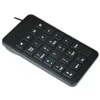 Wired 23 Keys Slim Numeric Keypad Digitalt tangentbord för Redovisning Teller Finansiell Supermarket Laptop / Notebook XBJK2112