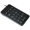 Filaire 23 touches clavier numérique mince clavier numérique pour comptable caissier financier supermarché ordinateur portable/ordinateur portable XBJK2112