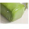 Top Quality Mulheres Cross Body Bolsas Primavera Outono Casual Couro Macio Bucket Bolsa Pu Correntes Carta Partido Zipper Canvas Varejo De Varejo Imitação de Imitação de Imitação Verde