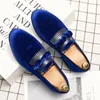 Luxury Designer Men's High-end Suede Gentleman Flats Leather Shoes Fashion Charm Pageant Wedding Dress Prom Footwear