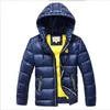 7-16 세 어린이 소년 겨울 코트 재킷 패션 십대 후드 파카가 겉옷 WALDDED 따뜻한 외부 의류 211203