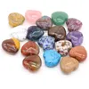 Bolsas de joias bolsas de pedra natural decoração de pedra de coração Ornamento artificial em forma de coração Bedroom Garden Office Gabinete ornamentos Edwi22