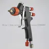 HVLP Manuell Spray Gun Gravity 1.m 600cc Cup Original med Tillbehör 210719