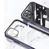 Electroplated Phone Case For iPhone 12 mini 12 Pro Max Anti-fall TPU Frame Protective Shockproof Hard PC Back Cover