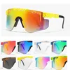 2021cycling Lunettes S Lunettes de soleil rouges Rose Red Sunshes Wide Mirored Lens UV400 Protection1735158