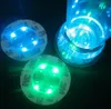 Fontes de festa LED garrafa adesivos coasters luz 4leds 3m adesivo piscando LEDs luzes para feriado bar uso home sn2915