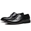 Chaussures habillées en cuir véritable pour hommes, chaussures Oxford de haute qualité, chaussures pour hommes d'affaires, chaussures de mariage de marque