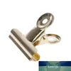 5 Pcs/set Gold Bag Clips Bulldog Letter Grip Stainless Steel Paper File Binder Clip Food Sealing Clips Office Kitchen 4 Size
