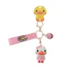 New Authorized Walnut Duckling Key Chain Cute Key Chain Bag Pendant Couple Accessories Creative Gifts G1019