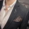 6XL 7XL (Ceketler + Yelek + Pantolon) Erkek Kore Blazers Ince Check İngiliz Takım Elbise Erkekler Üç Parça Düğün Damat Erkekler Elbise X0909