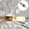 Lustres Moderne LED Cristal Pissenlit Lustre Or Lampes Suspendues Décoration Pour La Maison Boutique Salon Chambre Luminaire