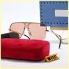 Мужские солнцезащитные очки роскошные дизайнерские солнцезащитные очки для женщин -авиатора Polarized Fashion G Brand Sun Glasnes с коробкой целой 3508499