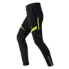 Pantalon de course WOSAWE hiver collants de cyclisme coupe-vent imperméable polaire épaissi chaud VTT équitation pantalon de moto