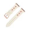 Studded Leather Strap For Apple Watch Bands 44mm 42mm 40mm 38mm Luxury Wristbands iwatch Series 6 5 4 SE Watchbands Belt Smart Accessories