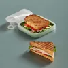 Silicone Sandwich Lunch Box Reusable Storage Container BPA Free Microwavable Office Worker Picnic Camping Bento Box