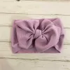 Прибытие Baby / Modyler Girl's Bowknot Сплошной повязки Детская девочка аксессуары повязки 210528