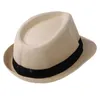 Children039s praia chapéu de palha de praia chapéu de gângster de jazz ao ar livre Men039s e Women039s Sun Hat4155464