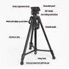 Kamera Cep Telefonu için Tutucu Profesyonel Tripod Gopro Ayarlanabilir Alüminyum Destek Fotoğraf Video Stüdyosu Aydınlatma Tutucu NE033