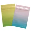 multi color Resealable Zip Mylar Bag Food Storage Aluminum Foil Bags plastic packing bag Smell Proof Pouches Self sealing bags100pcs/lot ZC978
