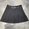 22ss kadın etek moda seksi pileli kısa etekler ile ters üçgen klasik lady elbise yüksek kalite boyutu s-l