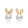 boucles d'oreilles en eau douce et eau