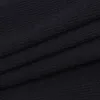Colysmo côtelé côtelé robe noire sans dos ruchié manches monocontrior féminin sexy occasionnel élégant fête robe 210527