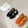2021 العلامة التجارية النساء الأحذية مصمم الربيع والخريف أزياء الشهيرة الجلود جولة رئيس غطاء أقدام مريحة مكافحة زلة الاتجاه الكلاسيكية الجديدة منخفضة الكعب حجم 35-41
