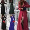 Women's Wool & Blends CHAMSGEND Autumn Winter Women Coat Casual Slim Long Trench Female Korean Overcoat Maxi Windbreaker Outerwear 1104