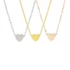 Collane con ciondolo Luna in acciaio inossidabile per donna Ragazza Minimalista Oro solido Cuore geometrico Collana con croce rotonda Regali