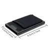 Fall plånbok med elasticitet bakficka RFID Tunna metall plånbok affärer