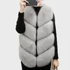 Women's Fur & Faux Women Natural Real Vest Jacket Waistcoat Gilet Genuine PLUS SIZE Thick Coats Warm Luxury Abrigo Mujer S25